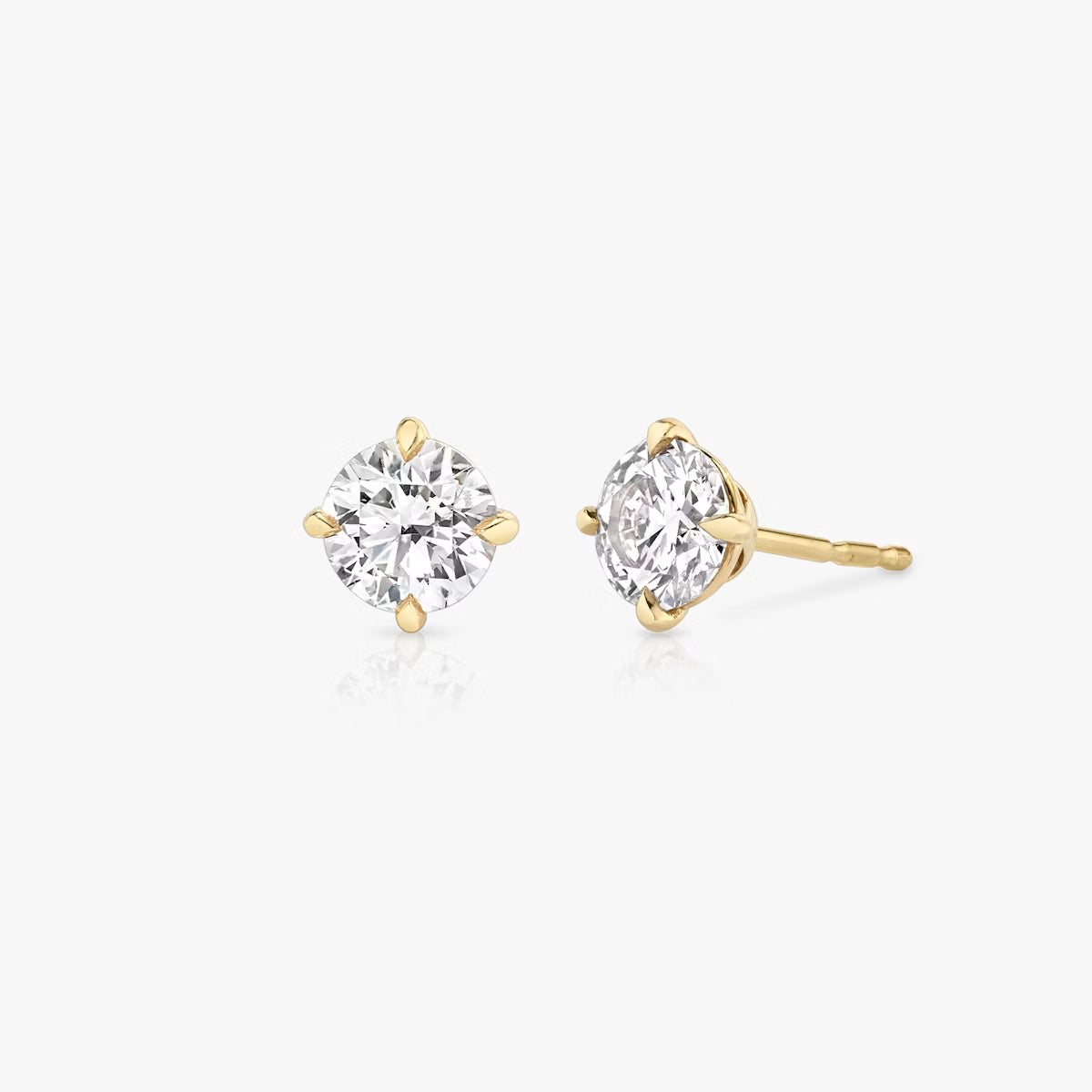 1 Carat Tektaş Küpe