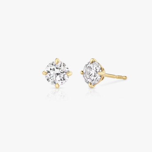 1 Carat Tektaş Küpe