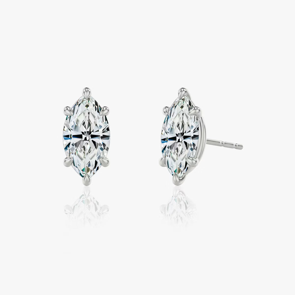 2 Carat Markiz Tektaş Küpe