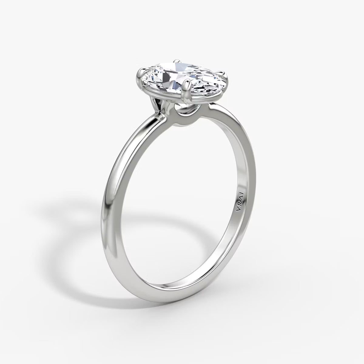 1 Carat Oval Tektaş
