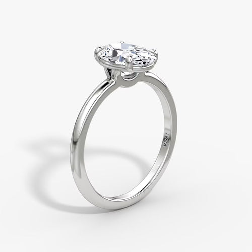 1 Carat Oval Tektaş