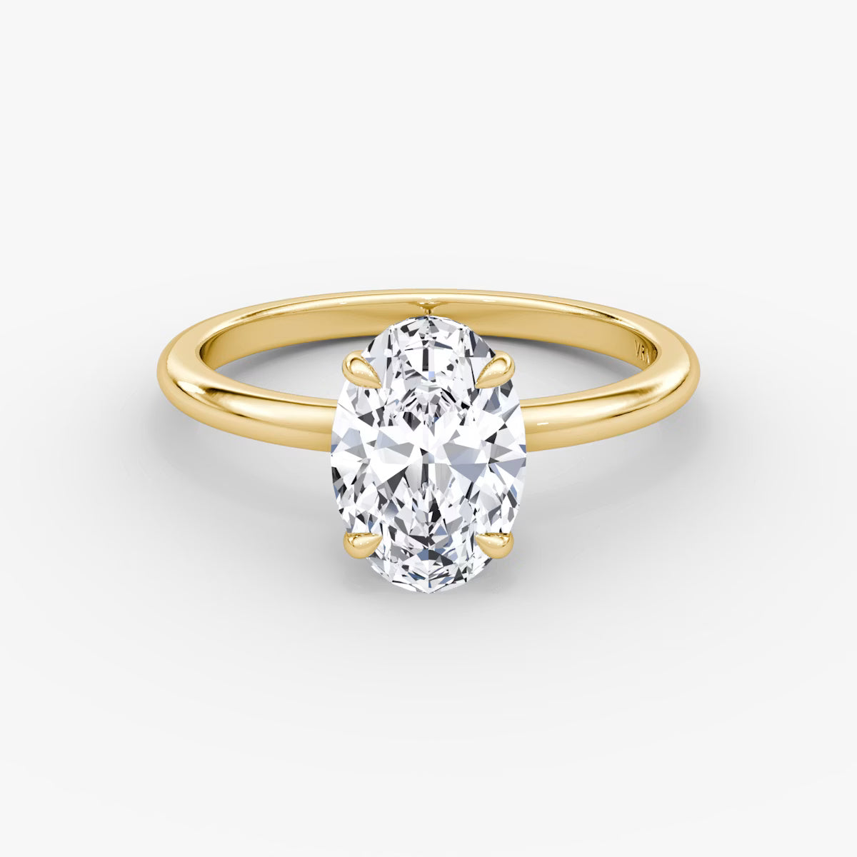 1 Carat Oval Tektaş