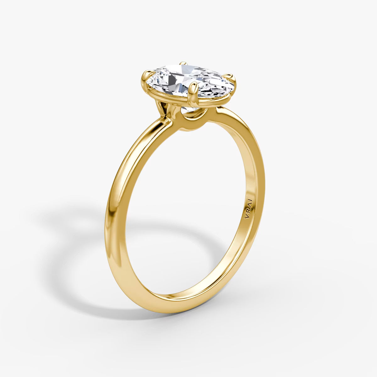 1 Carat Oval Tektaş