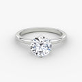 1 Carat Altı Tırnak Tektaş V Kulp