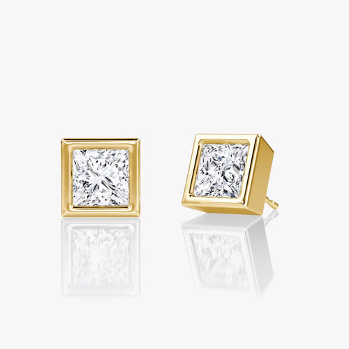 1 Carat Prenses Tektaş Küpe