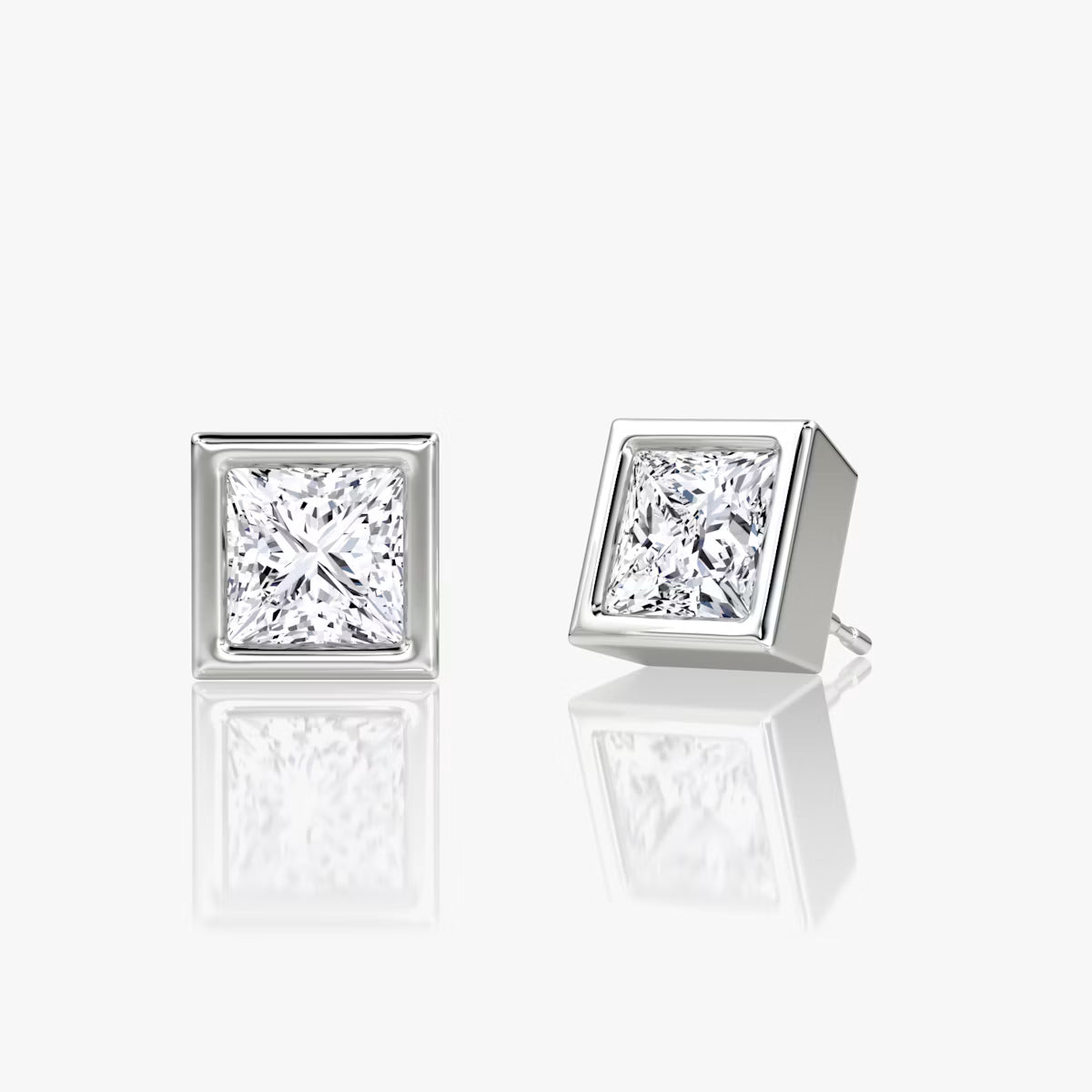 2 Carat Prenses Tektaş Küpe