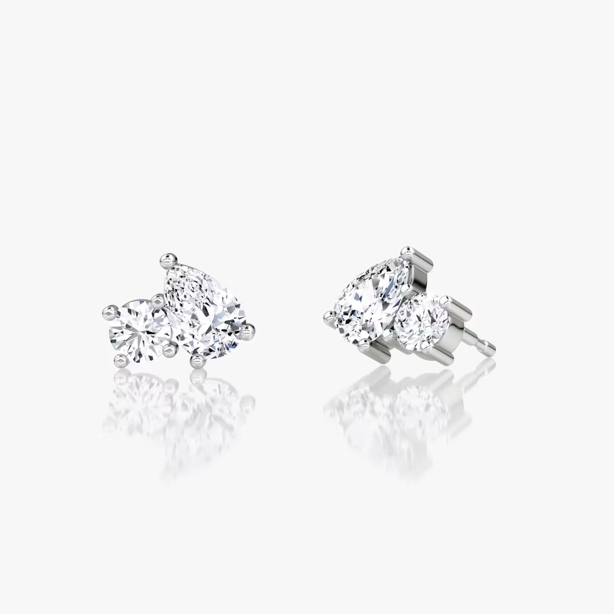 2 Carat Tasarım Pırlanta Küpe