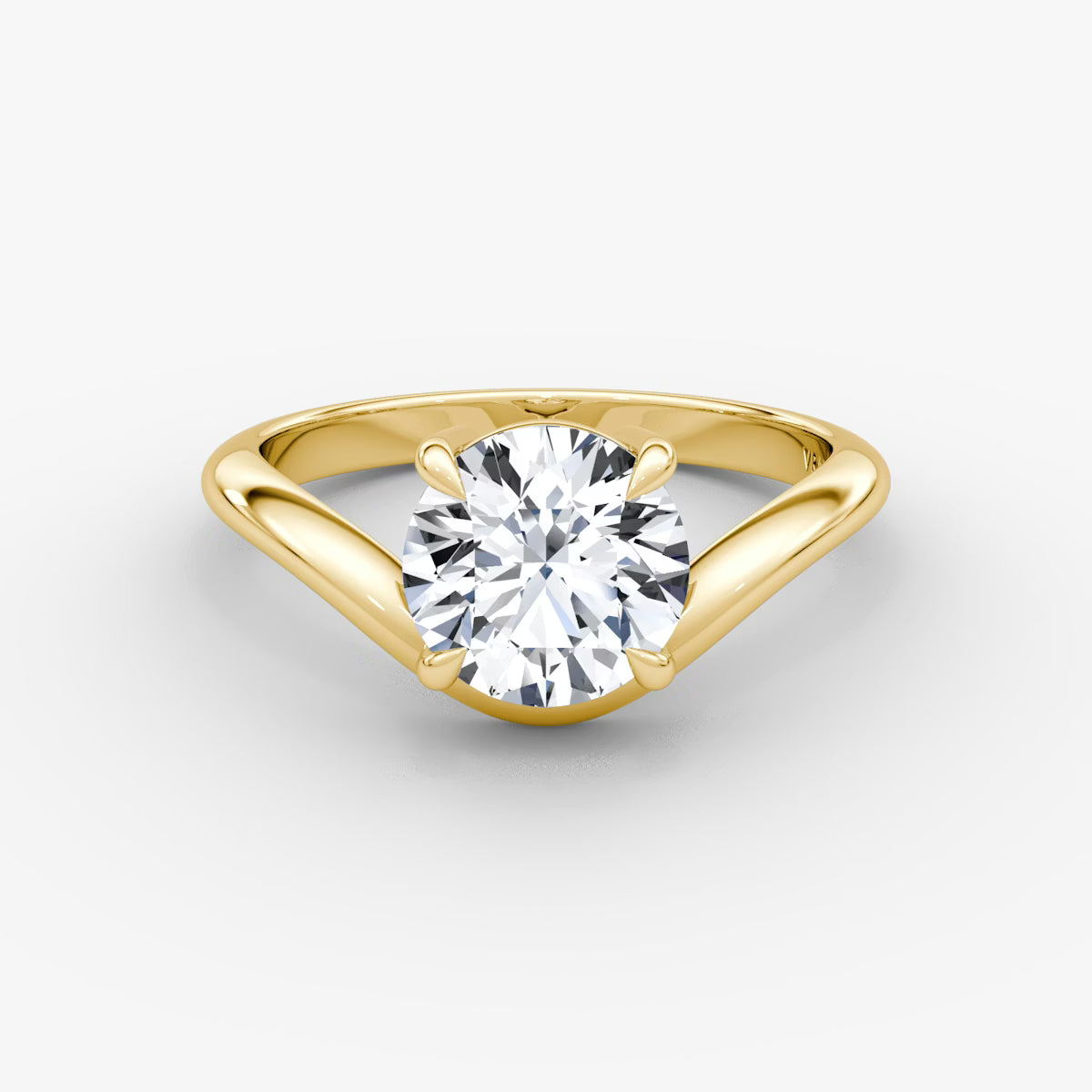 1 Carat Eğri Tektaş