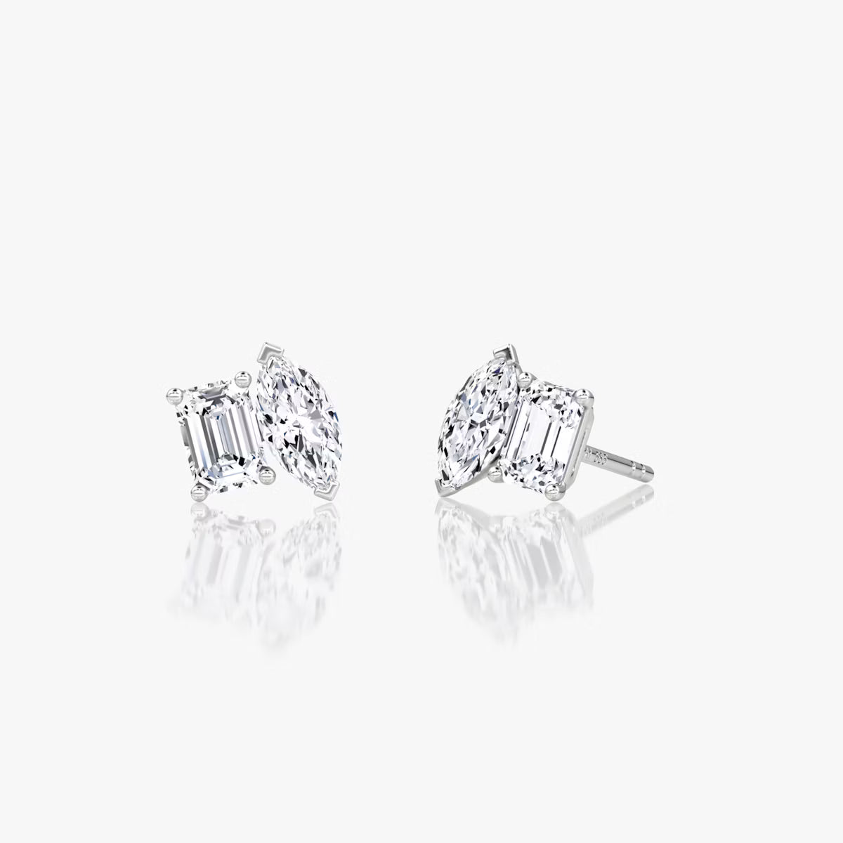 2 Carat Tasarım Pırlanta Küpe