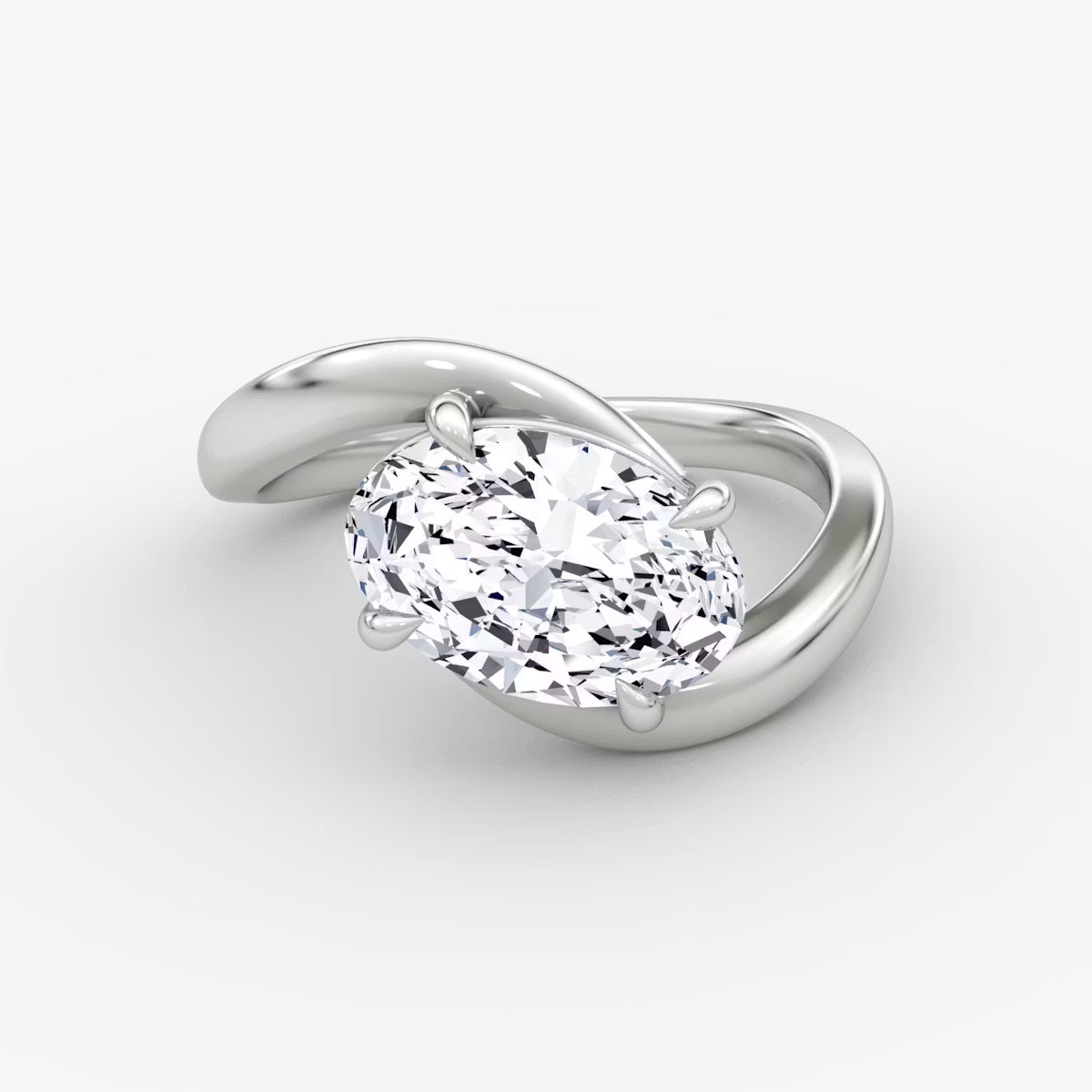 2 Carat Oval Tektaş